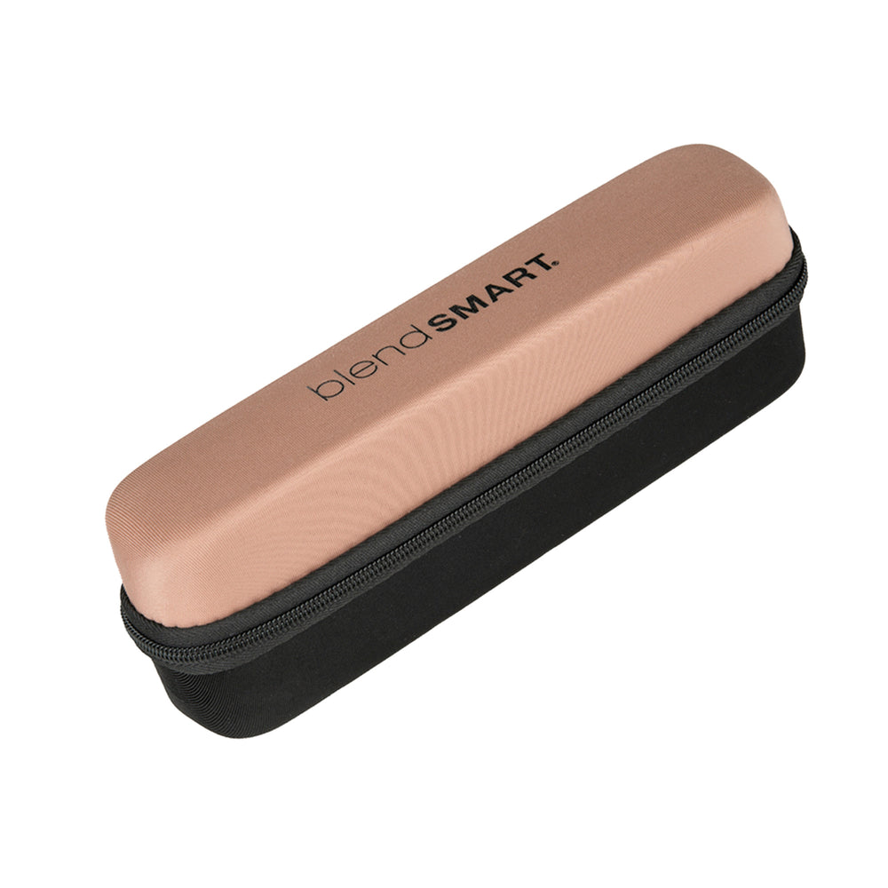 Estuche de viaje de oro rosa