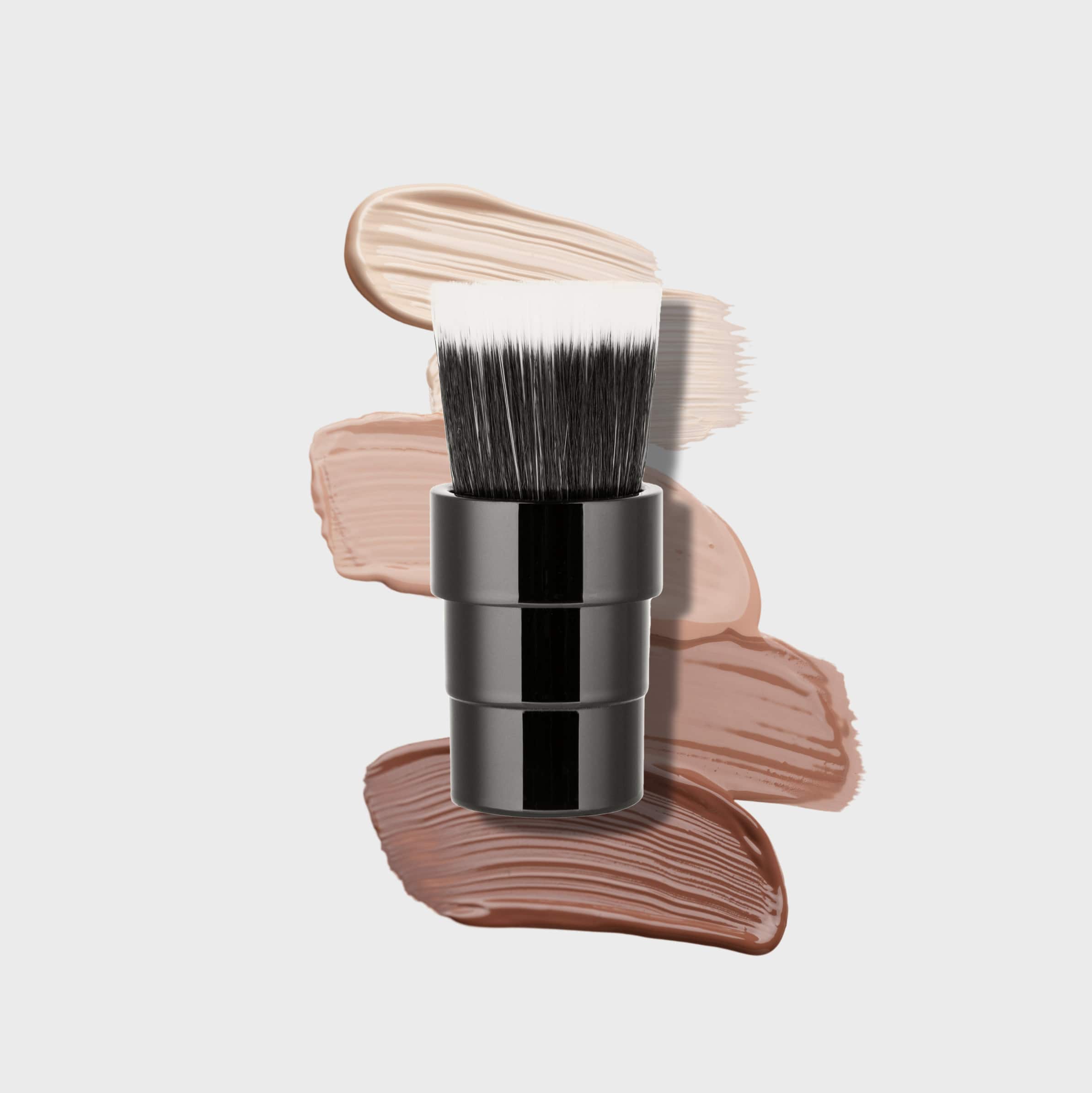 Cabezal de brocha para base de maquillaje